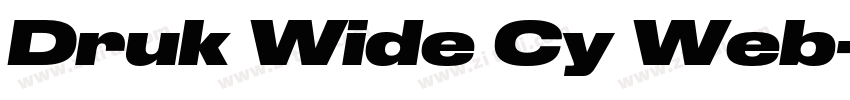 Druk Wide Cy Web字体转换